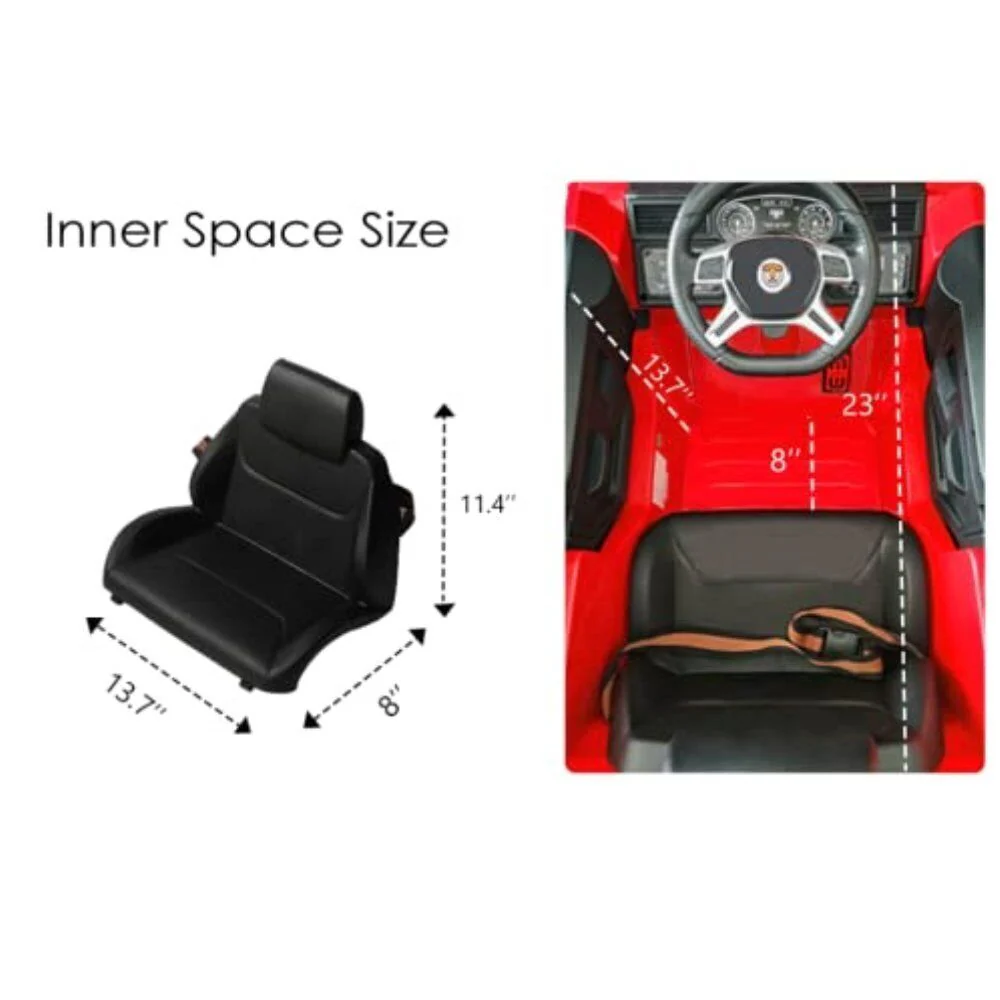 Electric Fire Truck Ride-On for Kids with Remote Control Motorized Power - Image 9