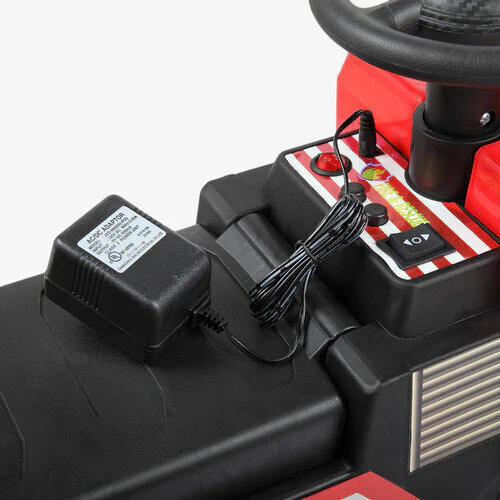 Electric Fire Truck Ride-On Toy with Siren for Kids - Perfect for Christmas! - Image 5