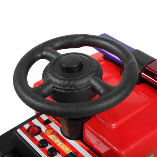 Electric Fire Truck Ride-On Toy with Siren for Kids - Perfect for Christmas! - Image 6