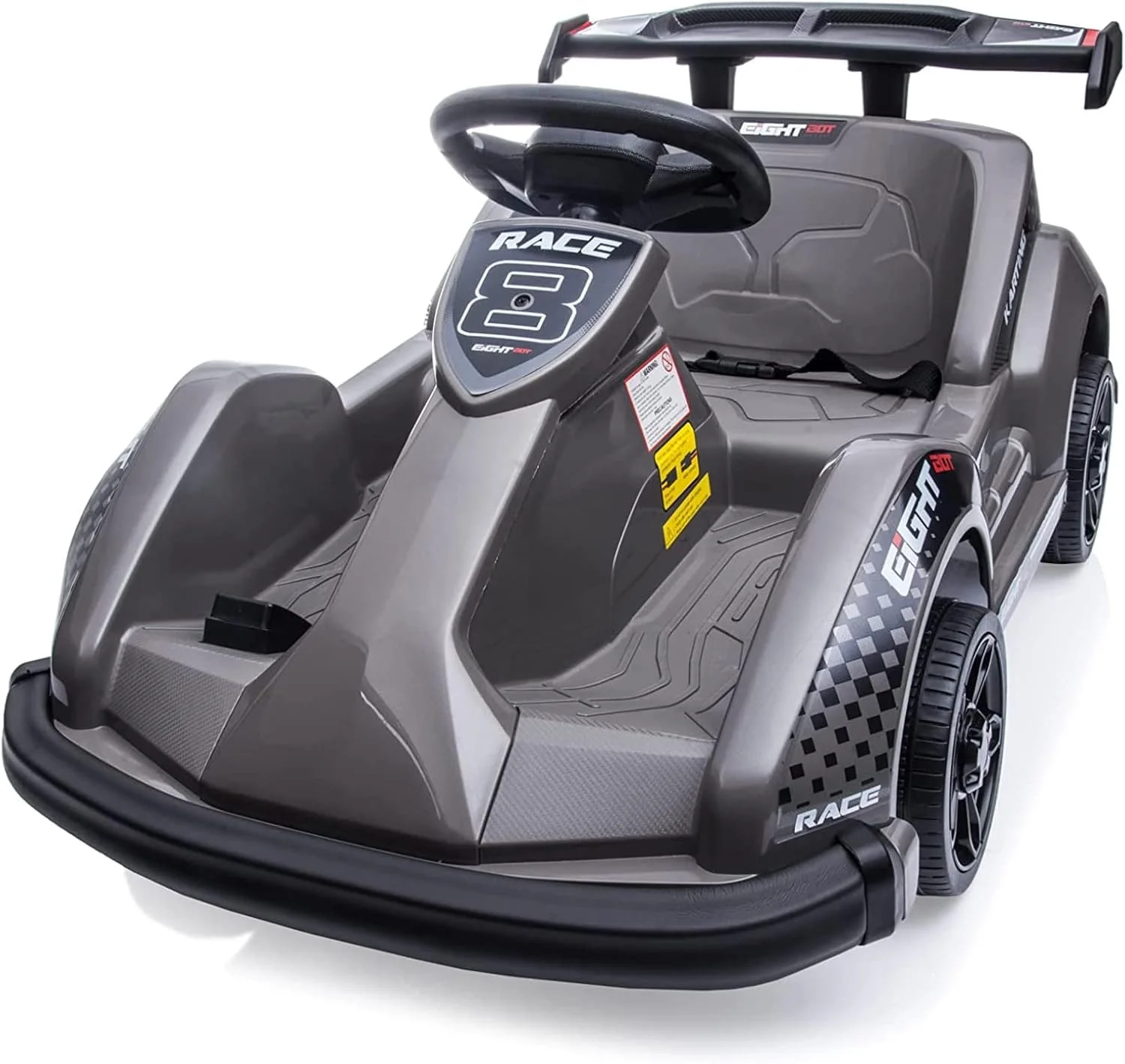6V Battery-Powered Electric Ride-On Racing Kart with Remote Control and Safety Features - Image 10