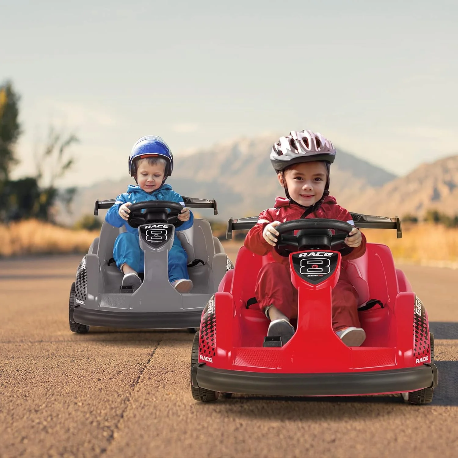 6V Electric Kids Go-Kart with Parental Remote Control and Safety Features - Image 2