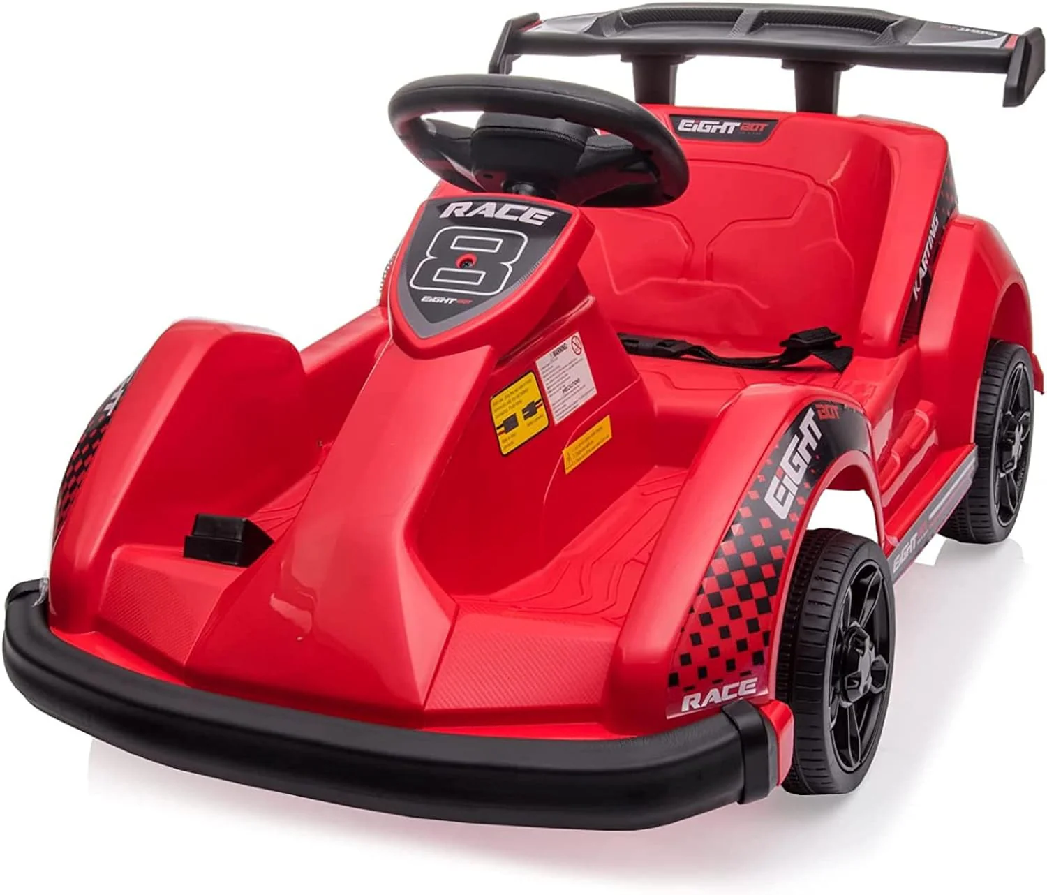 6V Battery-Powered Electric Ride-On Racing Kart with Remote Control and Safety Features - Image 12