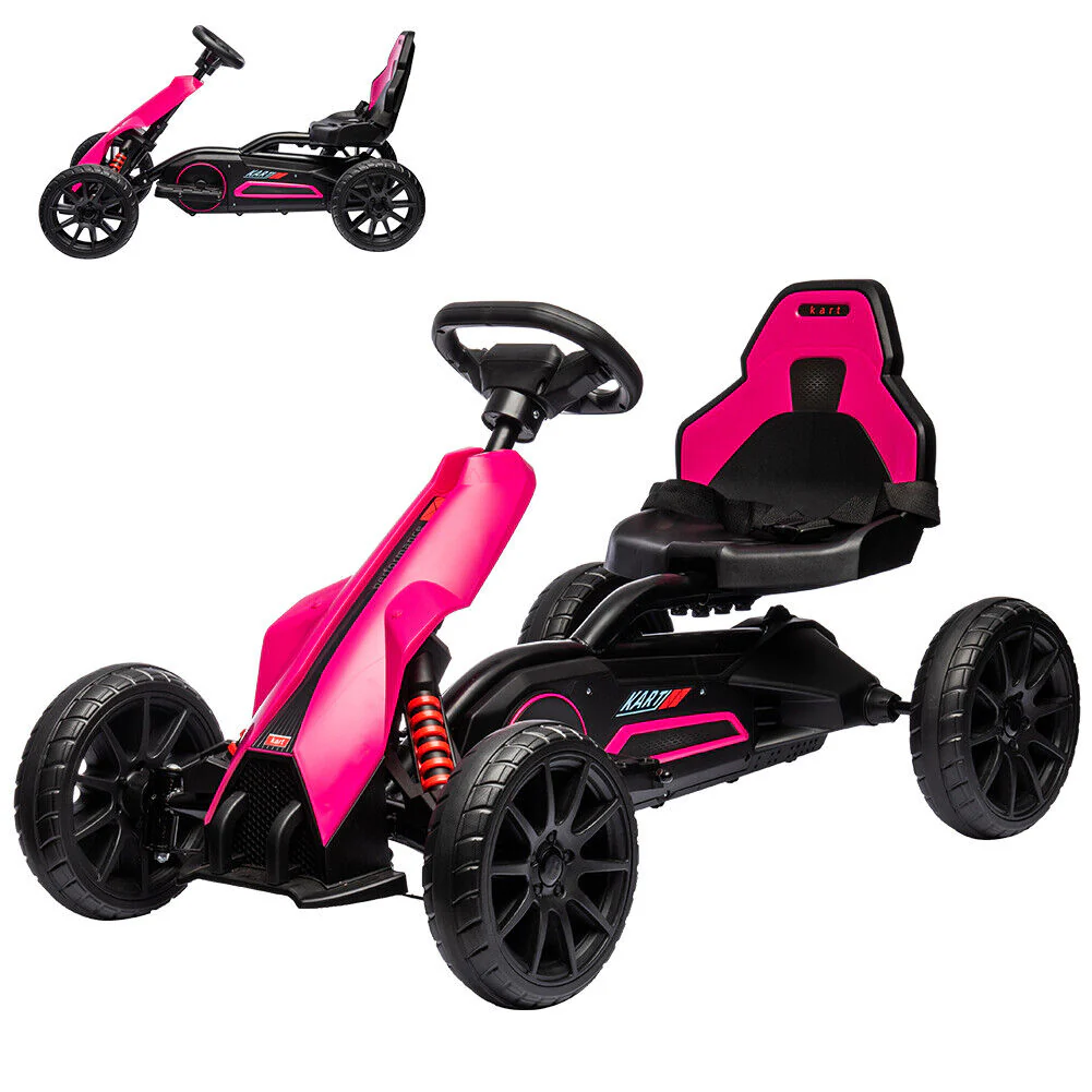Electric Go Kart for Kids with 2 Speeds and EVA Wheels - 12V Battery Powered Ride On Car - Image 13