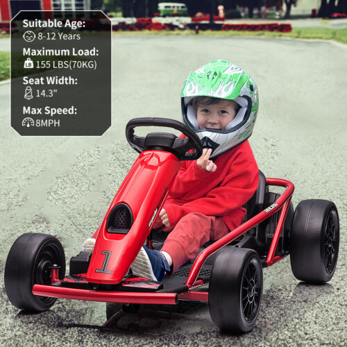 Electric GoKart Pro: High-Speed Racing Car with MP3 Player for Kids (24V, 3.7-8MPH) - Image 2