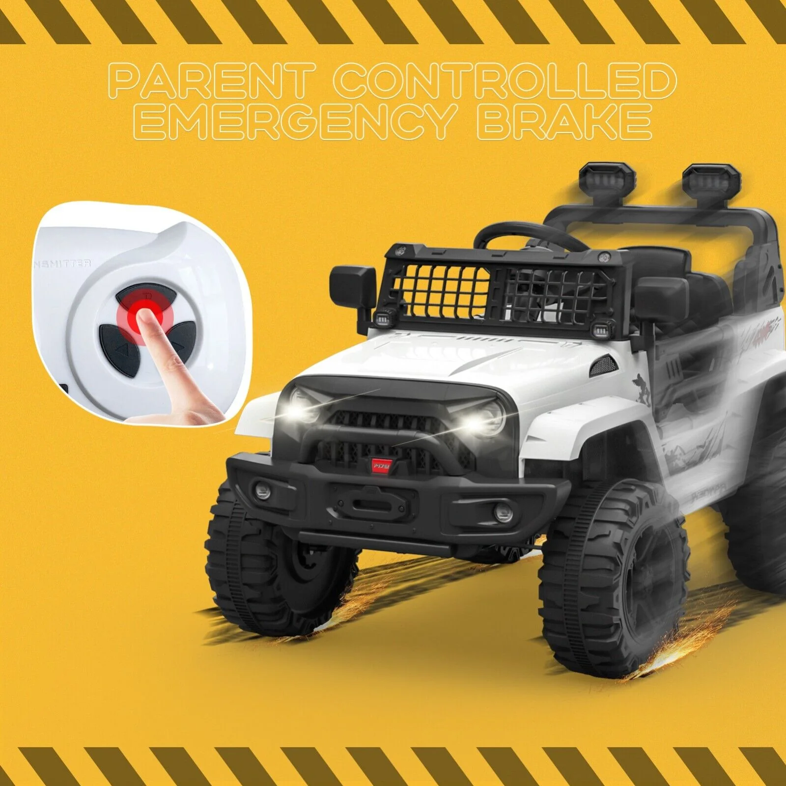 Electric Jeep Ride-On Car for Toddlers with Remote Control - 12V Kids Toy Vehicle - Image 34