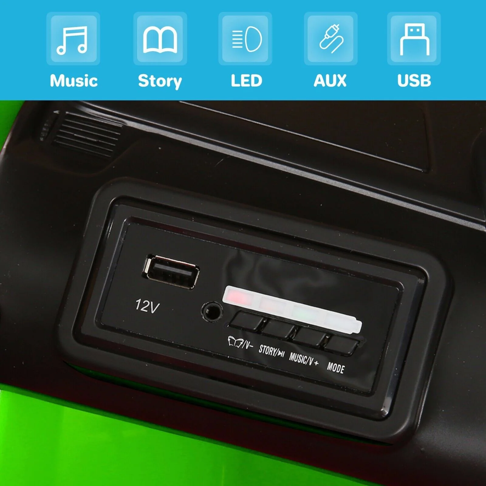 Electric Jeep Toy for Kids with Remote Control and 3 Speed Options - Image 103