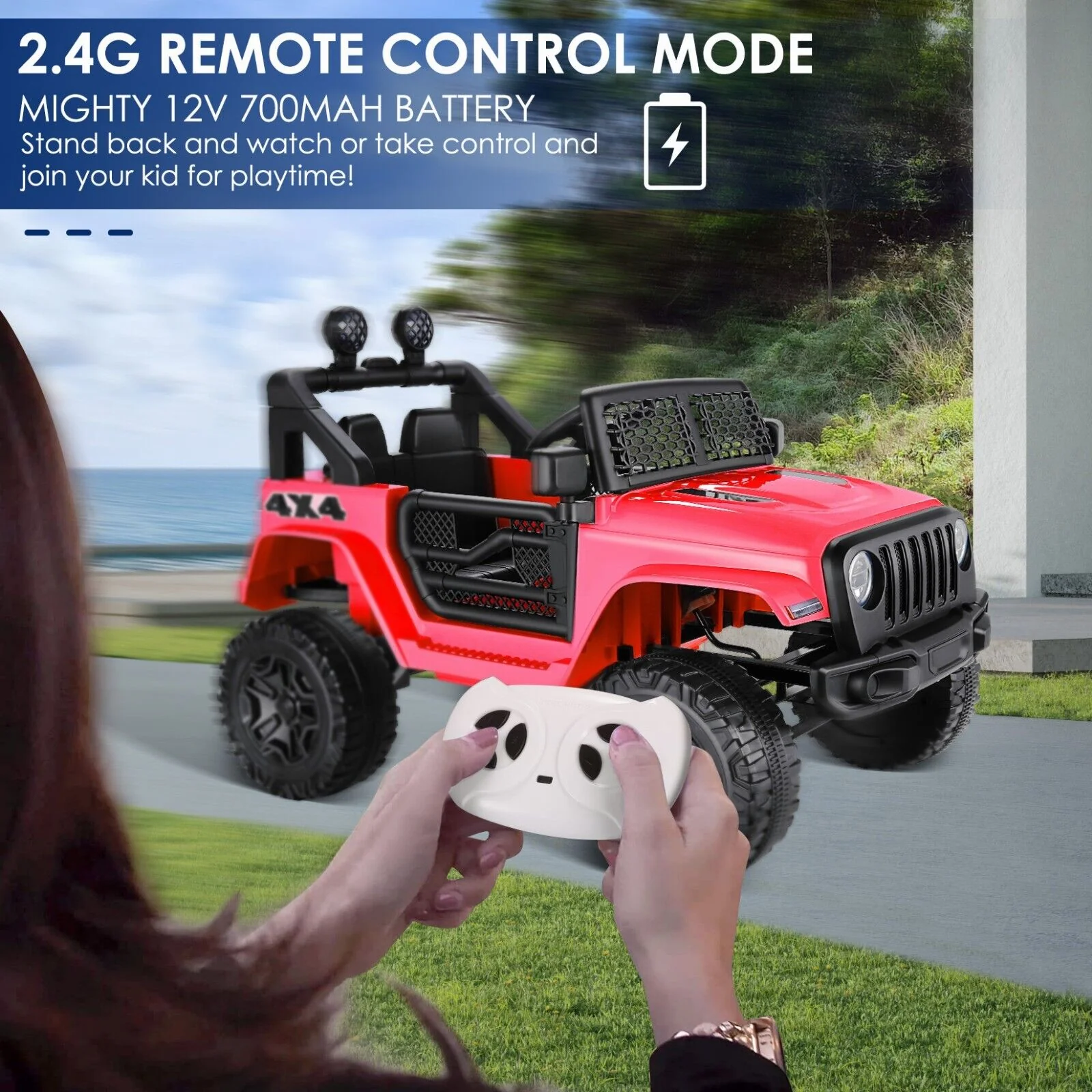 Electric Jeep Toy for Kids with Remote Control and 3 Speed Options - Image 72