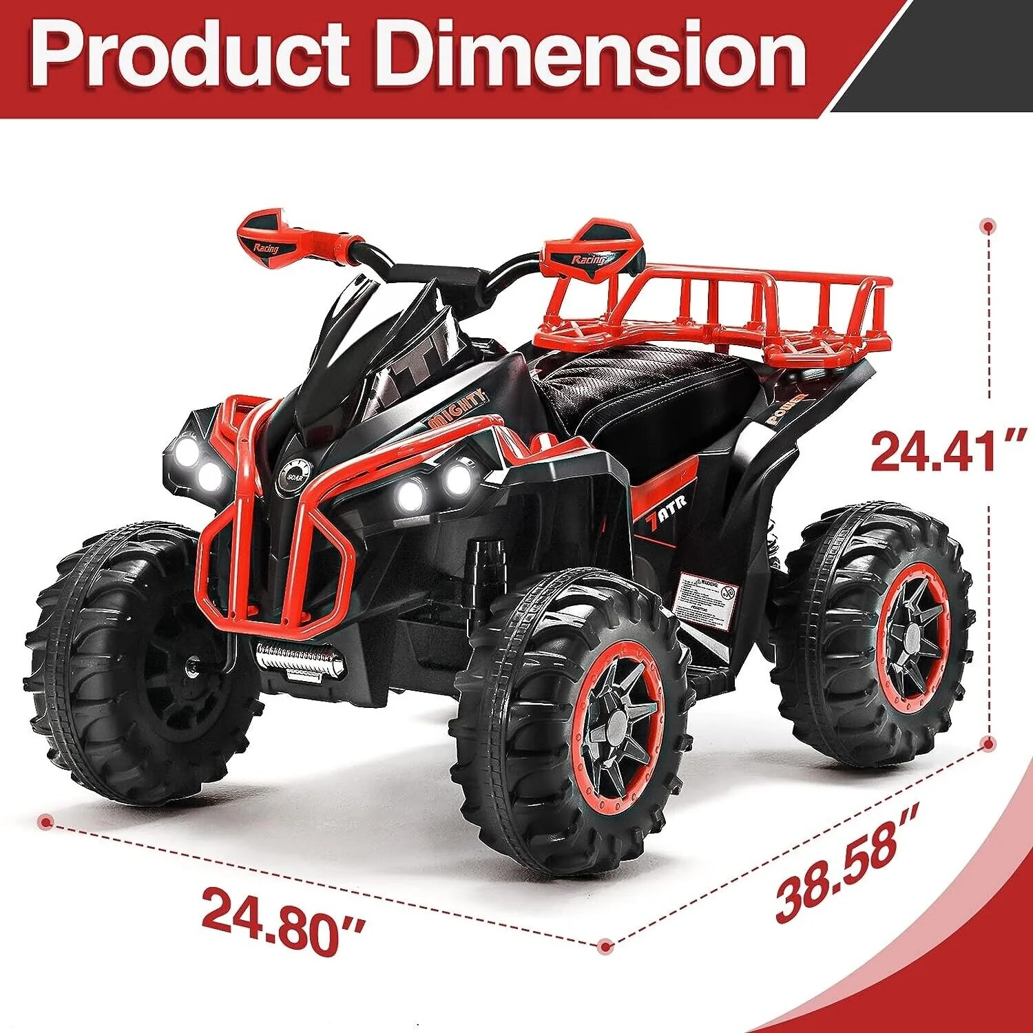 Electric Kids ATV Four Wheeler Cutrimoto for Children 3 to 7 Years Old - Perfect Gifts for Boys and Girls - Image 2