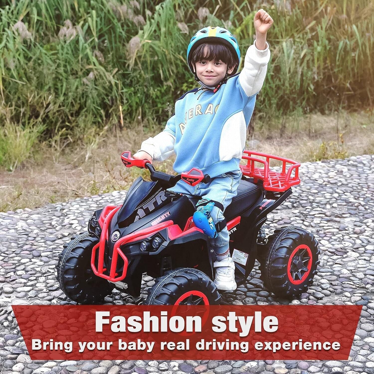 Electric Kids ATV Four Wheeler Cutrimoto for Children 3 to 7 Years Old - Perfect Gifts for Boys and Girls - Image 4