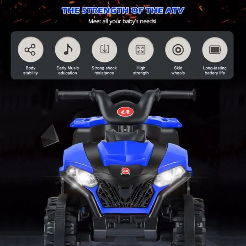 Electric Kids ATV with 6V Battery, Forward/Reverse Switch - Perfect for Beach Adventures! - Image 7