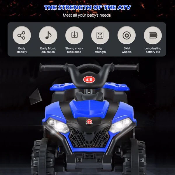 Electric Kids ATV with Forward/Reverse Switch and 4-Wheel Beach Buggy Design - Image 7