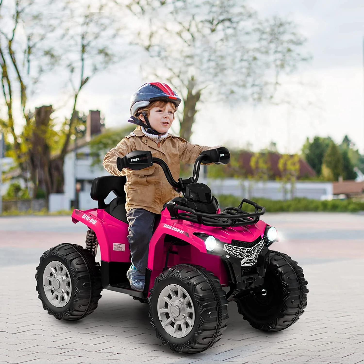 Electric Kids ATV with Music, Headlights, and MP3 Player - Rev Up the Fun! - Image 5