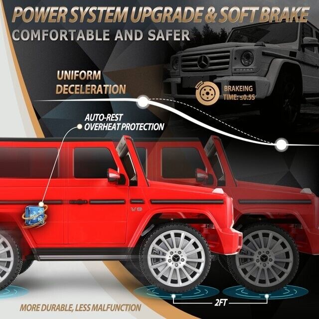 Electric Kids Mercedes Benz G500 4WD Ride-On Car with Remote Control - Image 6