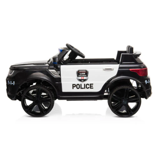Electric Kids Police Car with Remote Control and LED Lights - 12V Ride-On Toy - Image 4