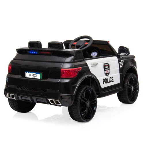 Electric Kids Police Car with Remote Control and LED Lights - 12V Ride-On Toy - Image 6