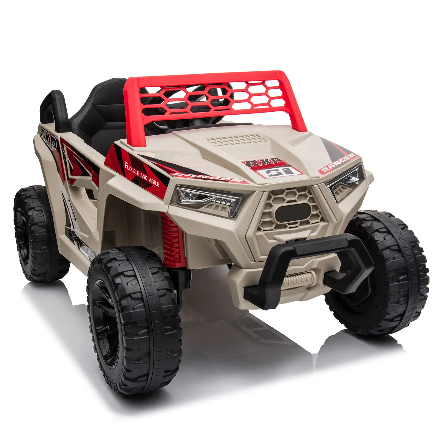 Electric Kids Quad Car Toy with MP3 and Horn - 12V Ride-On ATV Truck - Image 7