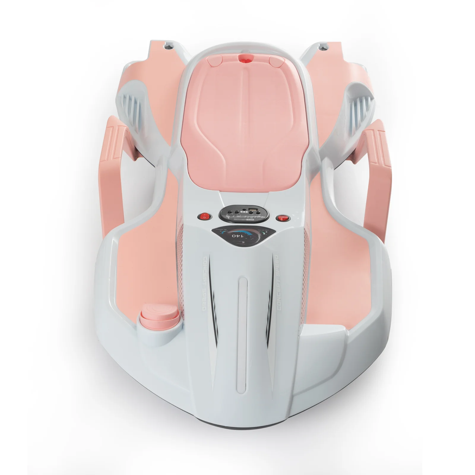 Electric Kids Racing Car with Music and Lights Pink - Image 3
