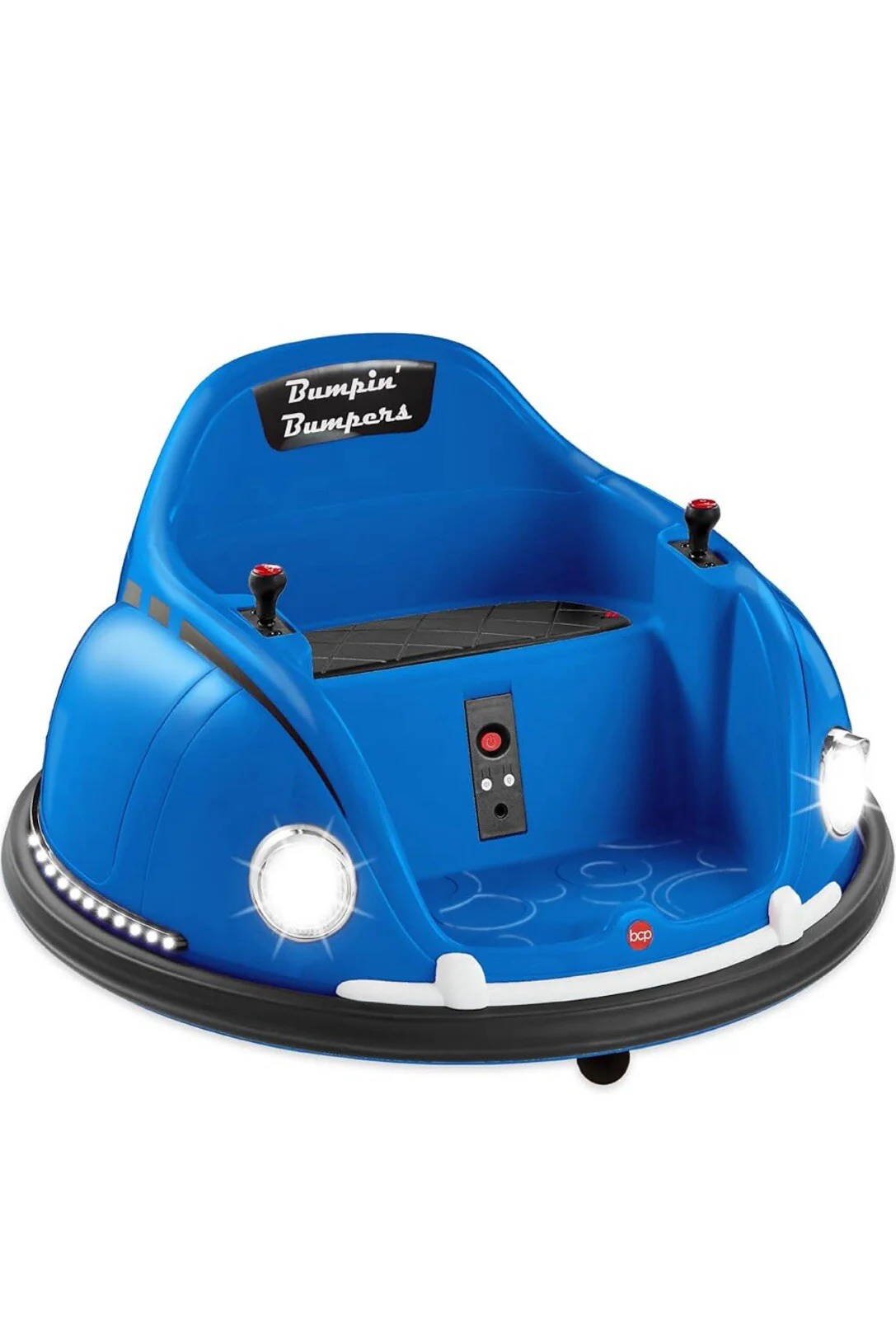 Electric Kids Ride-On Bumper Car with Parent Remote Control Navy Blue - Image 6