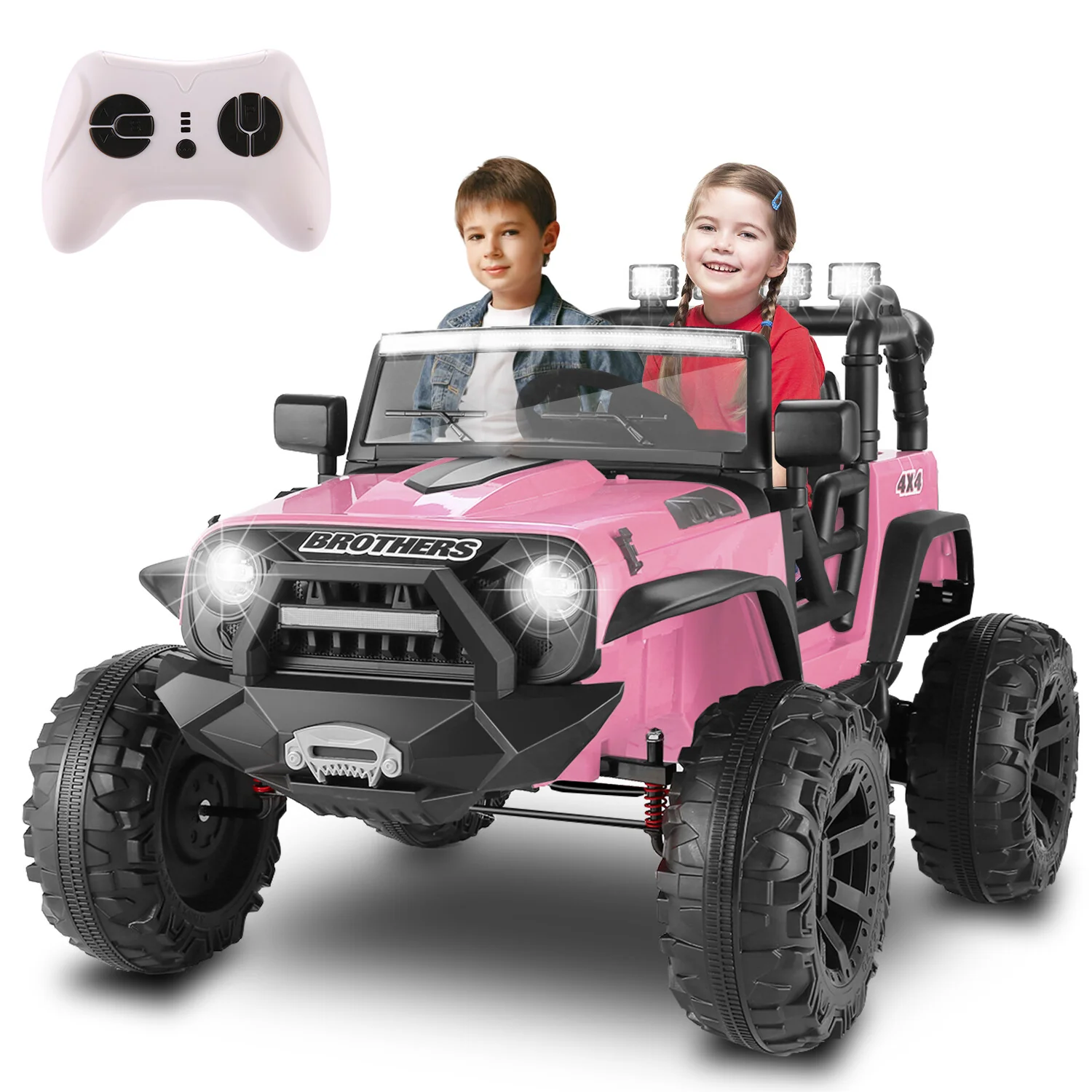 Electric Kids Ride-On Jeep Car with 12V/24V Power Wheels, Music, and Remote Control - Image 12