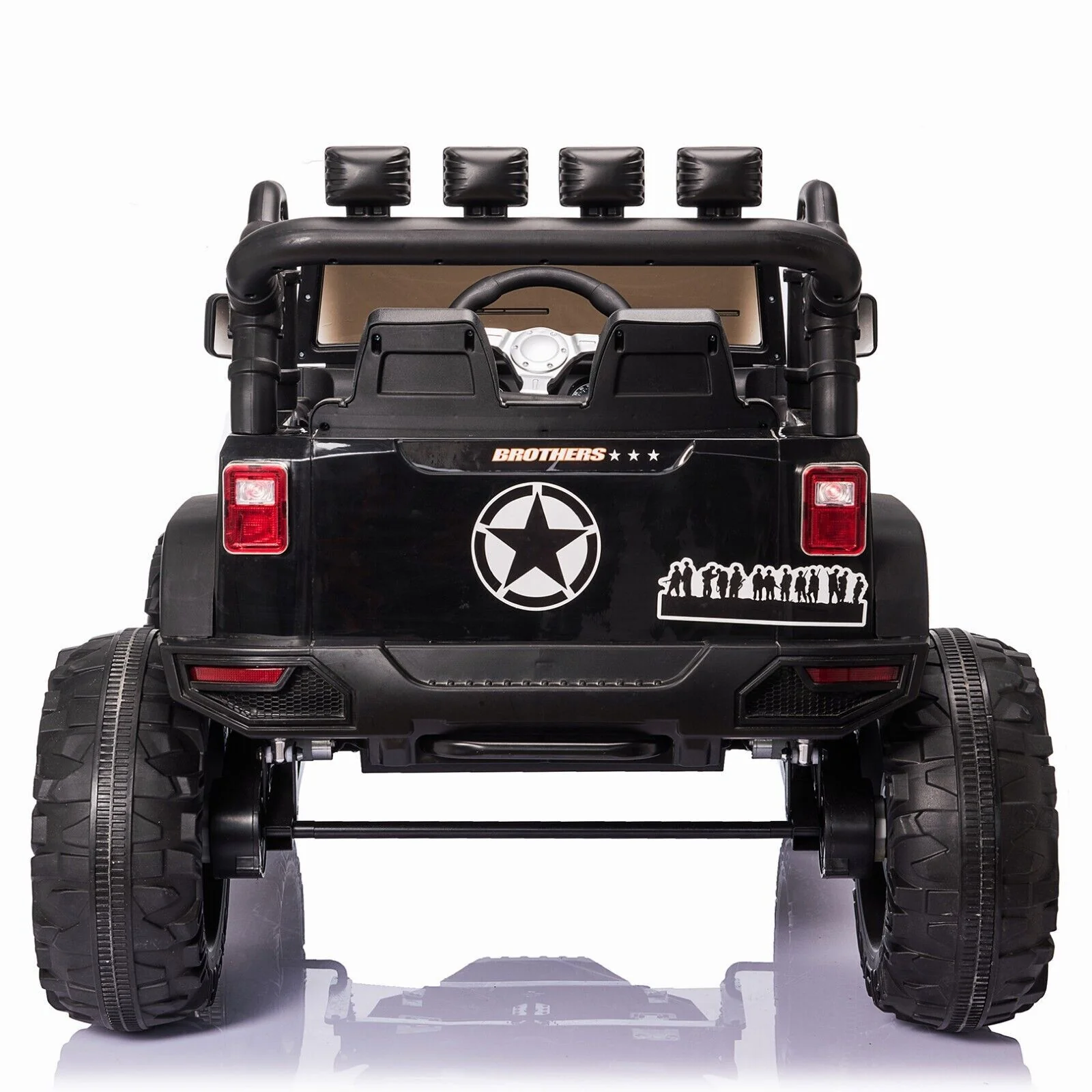 12V/24V Electric Jeep Ride-On Car for Kids with Music USB and Parental Remote - Image 34