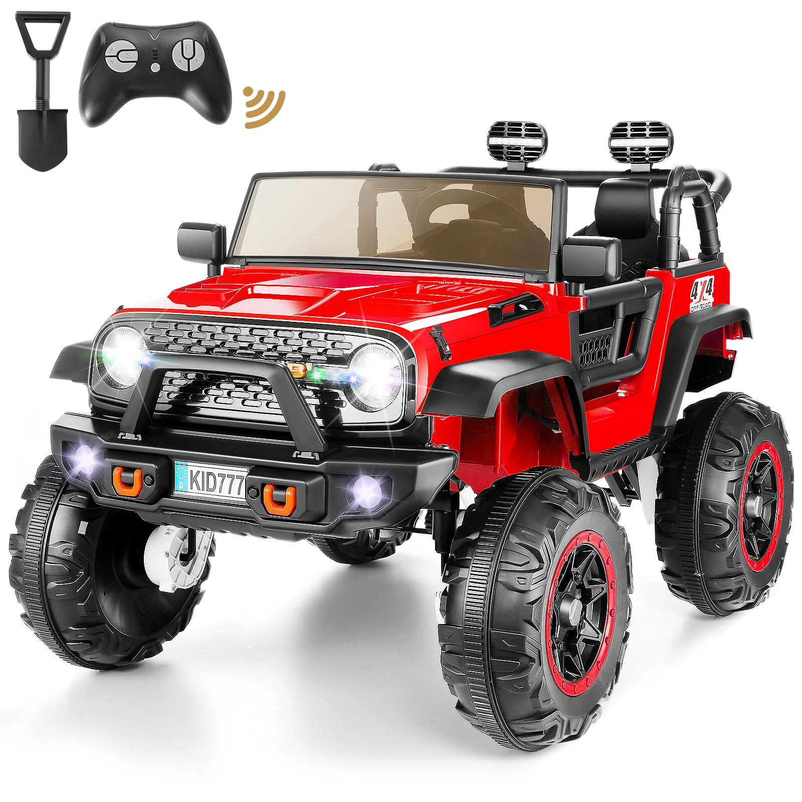 24V Electric Kids Ride-On Jeep Car with Power Wheels, Music, Remote Control, Stylish Design - Image 8