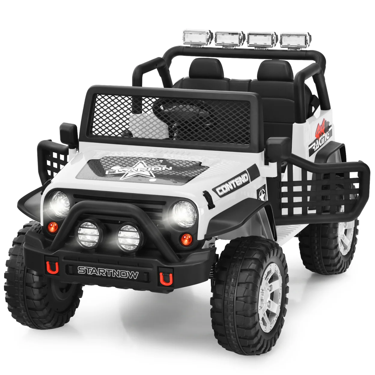 Electric Kids Ride On Car Truck with MP3 Player, Horn, and Remote Control - 12V - Image 11