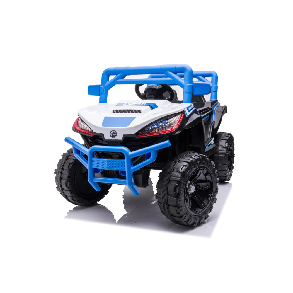 Electric Kids Ride-On Car with Remote Control Rechargeable Battery 2 Motors Blue - Image 6