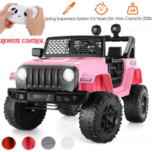 Electric Kids Ride On Car with 12V 7Ah Battery and 2 Seater Jeep Design - Safe and Fun for Children - Image 2