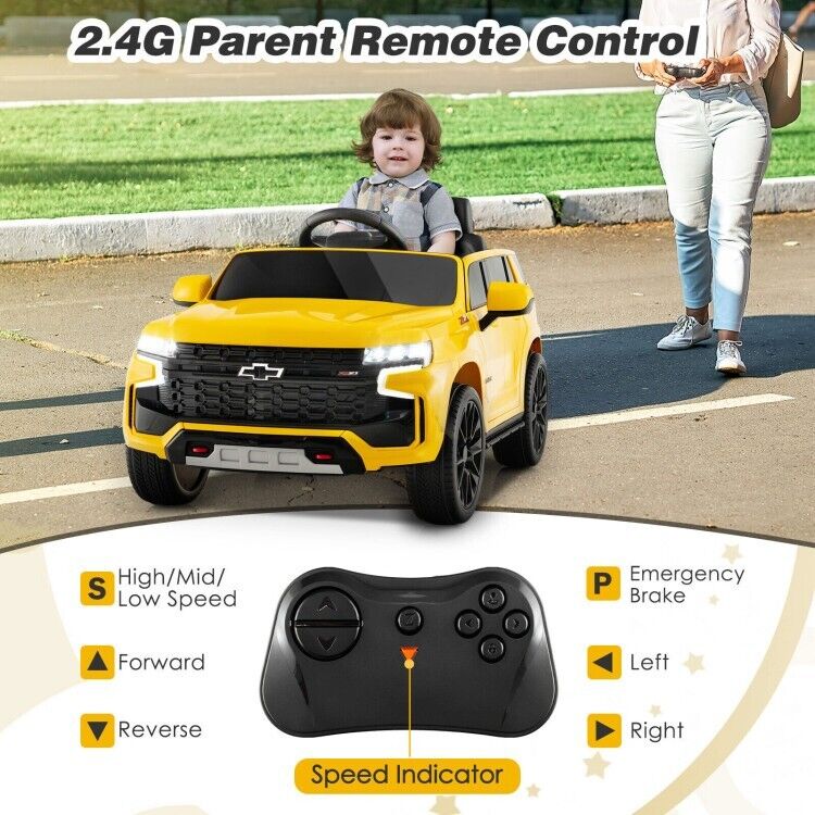 Electric Kids Ride-On Car with 3 Speeds, All-Terrain Wheels, and 2.4G Remote Control - 12V - Image 9
