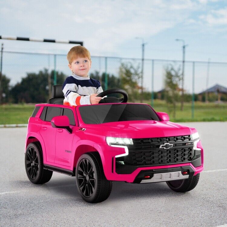 Electric Kids Ride-On Car with 3 Speeds, All-Terrain Wheels, and Remote Control - Pink - Image 4