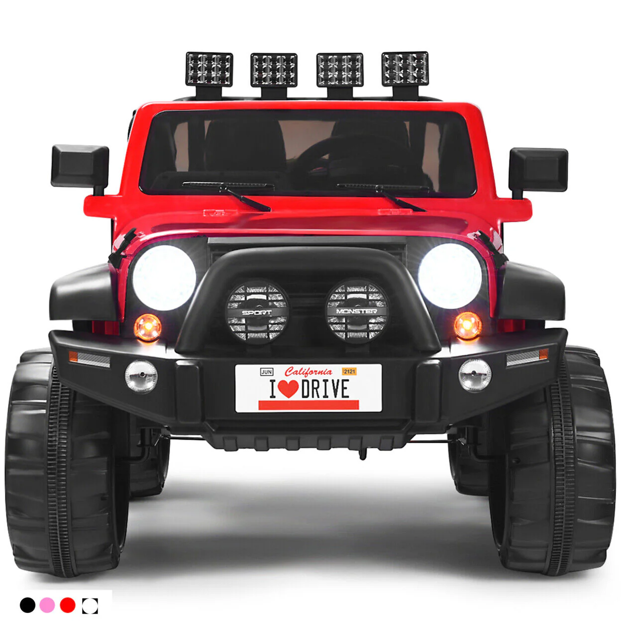 Electric Kids Ride On Car with Remote Control and Music - Storage Box Included - Image 4