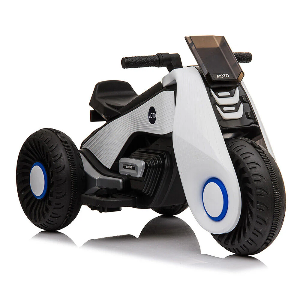 Electric Kids Ride On Motorbike with Training Wheels and MP3 Player - 12V Kids Electric Motorcycle - Image 4
