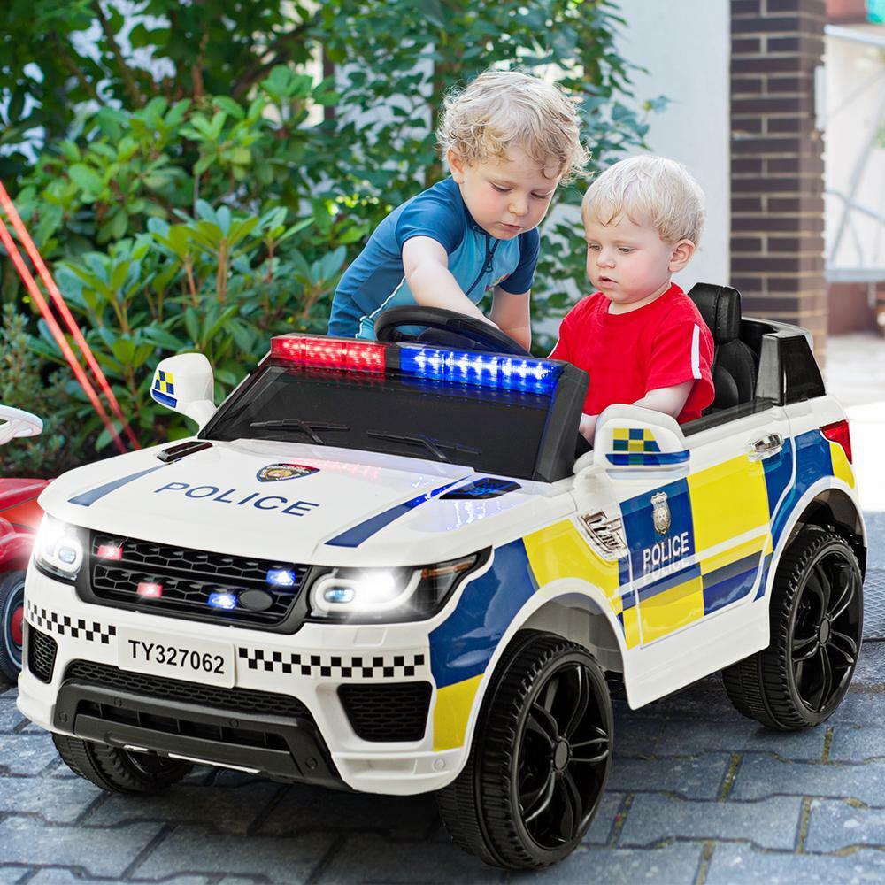 Electric Kids Ride-On Police Car with Remote Control, Music, and Headlights - MP3 Compatible - Image 6