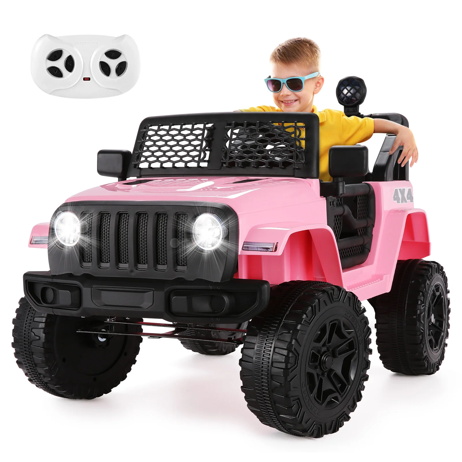 12V Electric Ride-On Truck with Remote Control for Kids - Image 12