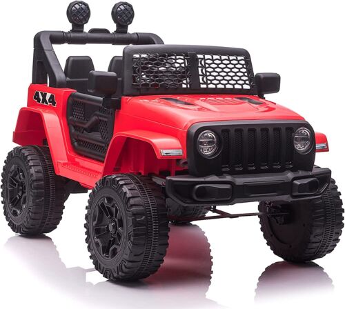 Electric Kids Ride-On Truck with Remote Control and LED Lights - 12V Battery Powered, 1-Seater - Image 2