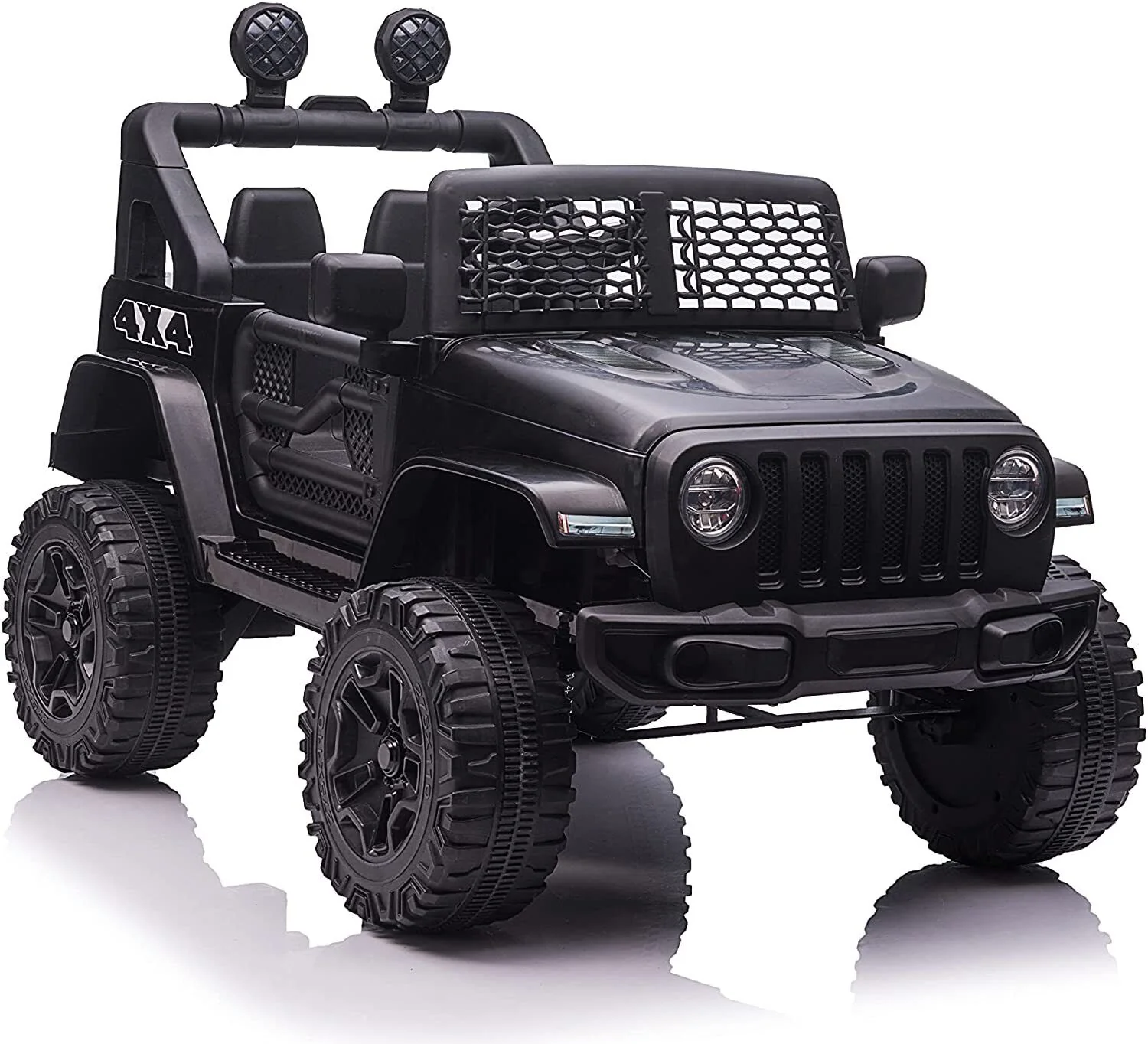 Electric Kids Ride-On Truck with Remote Control and LED Lights - 12V Battery Powered, 1-Seater - Image 33