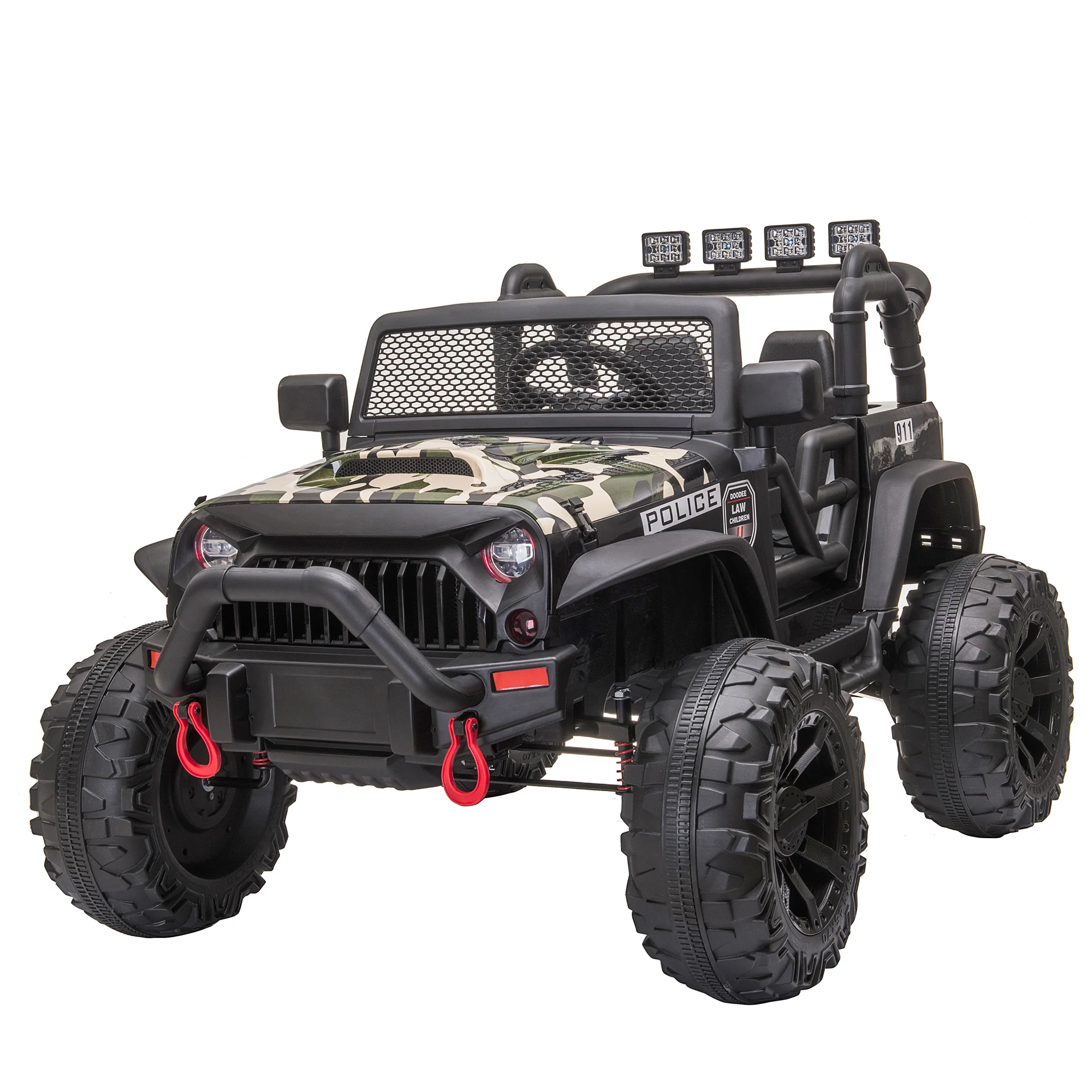 Electric Kids UTV Truck with Bluetooth Music and Dual Motors - Image 4