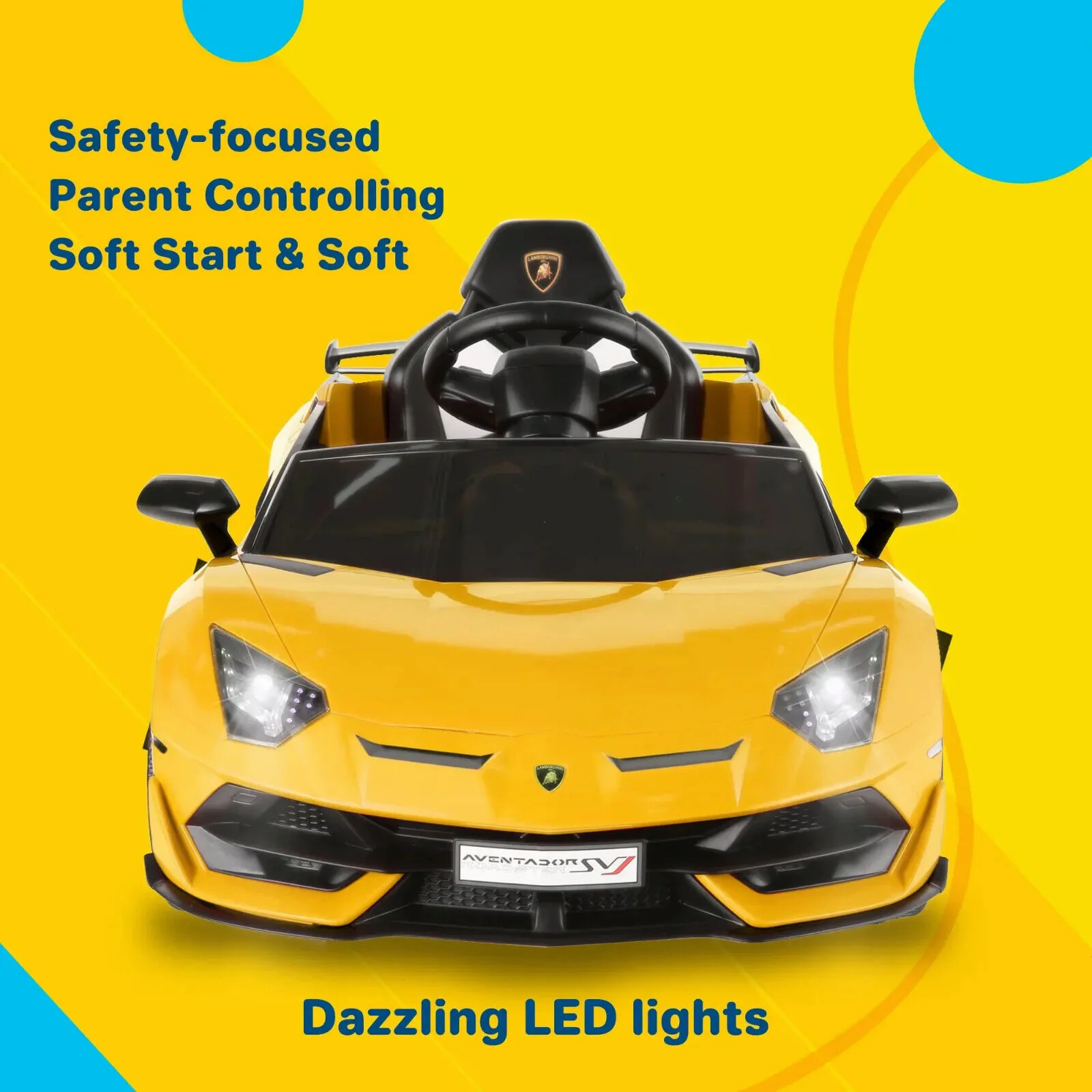 Electric Lamborghini Ride-On Car for Kids with Remote Control - 24/12V - Image 115