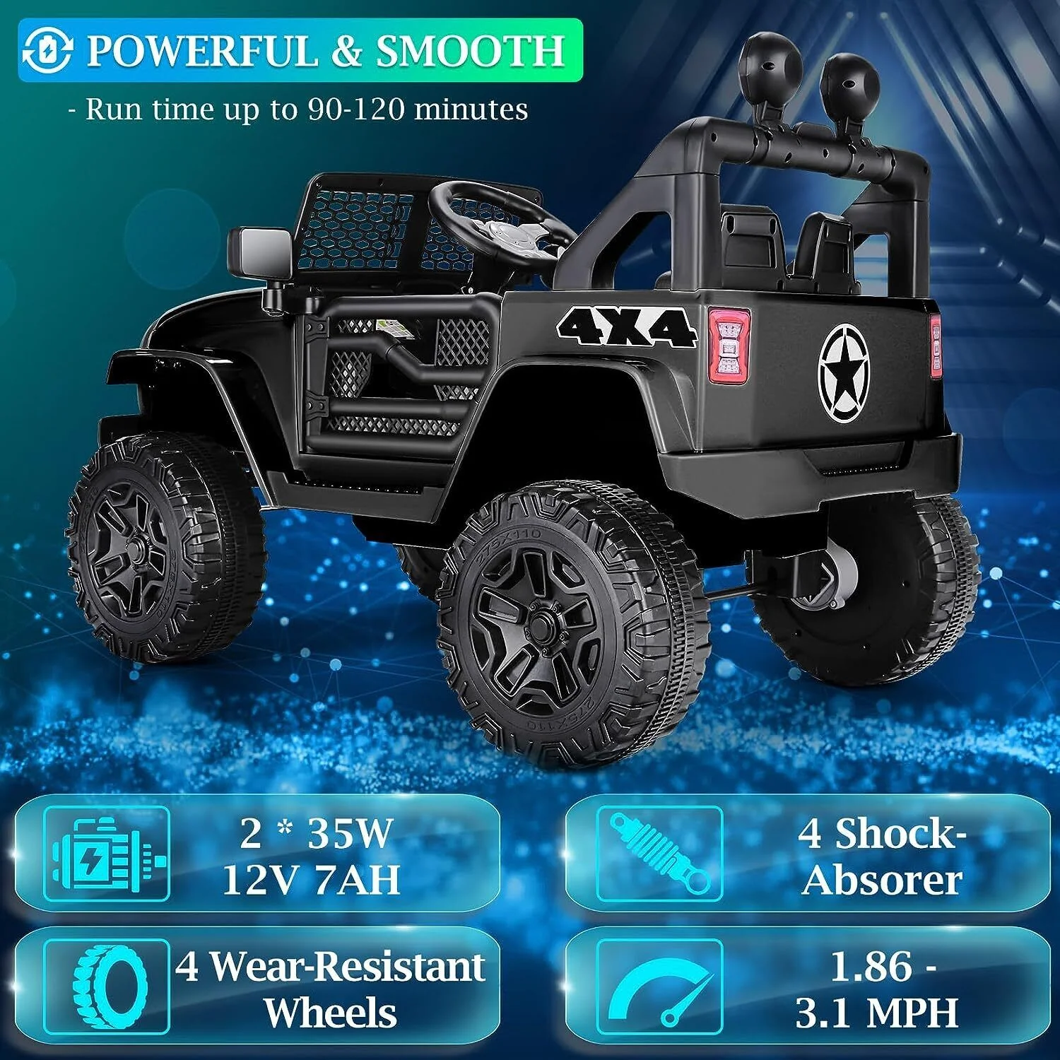 Electric Lamborghini Ride-On Car for Kids with Remote Control - 24/12V Truck Design - Image 24