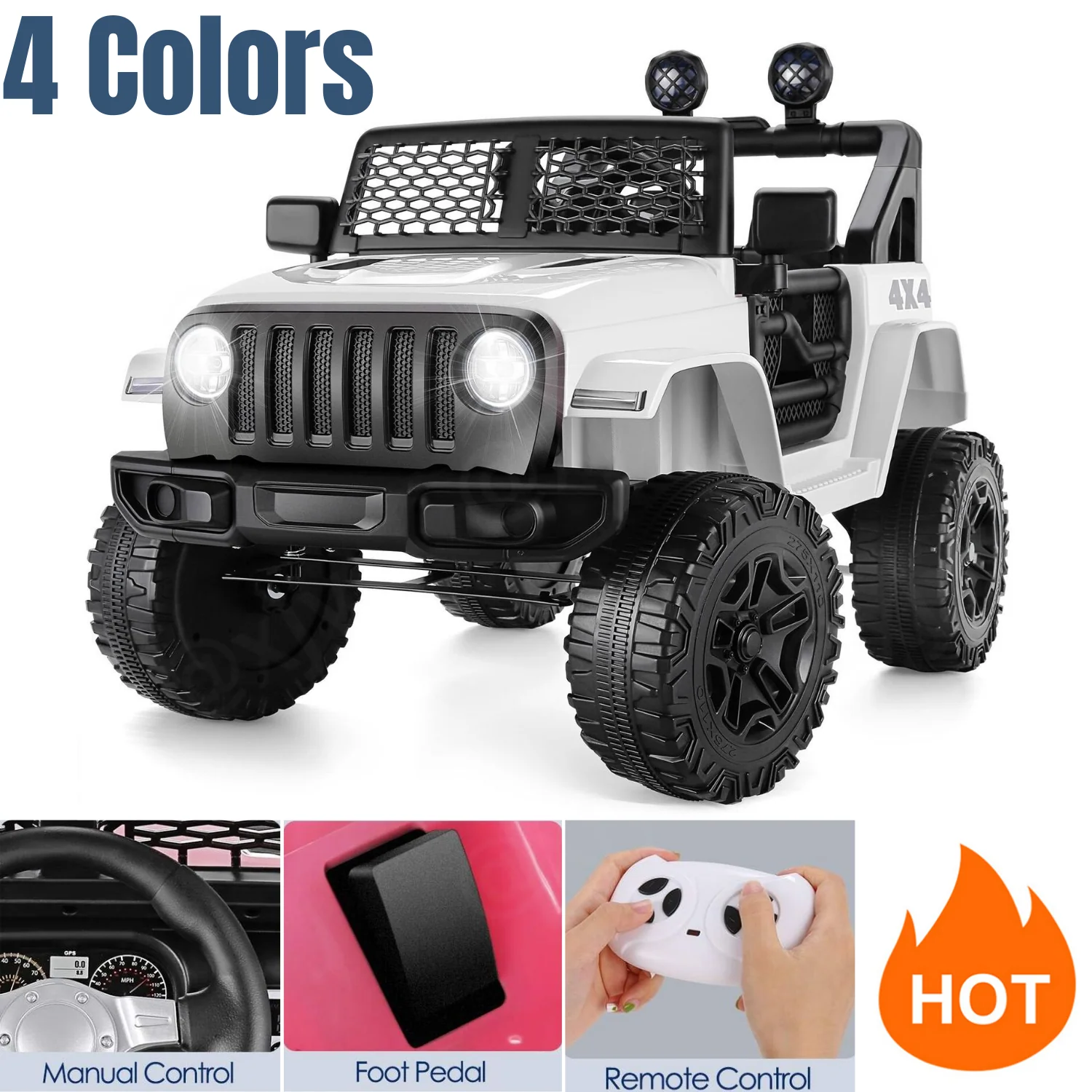 Electric Lamborghini Ride-On Car for Kids with Remote Control - 24/12V Truck Design - Image 3
