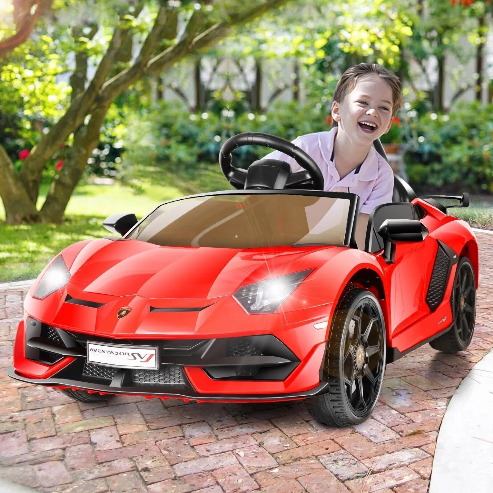 Electric Lamborghini Ride On Car for Kids with Remote Control and MP3 Player - Perfect Gift for Children (12V, 7AH) - Image 10