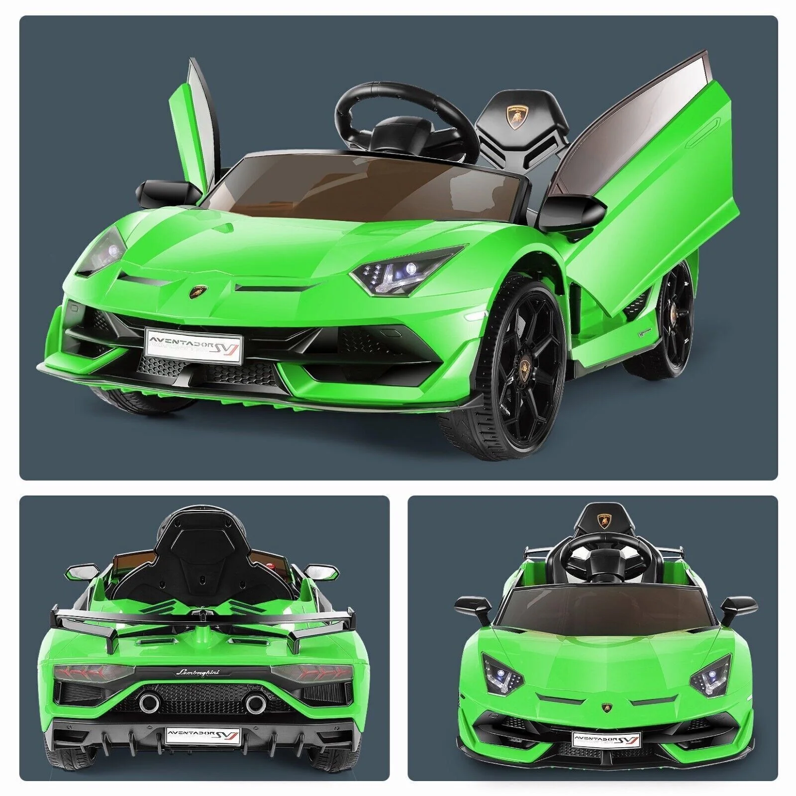Electric Lamborghini Ride On Car for Kids with Remote Control and MP3 Player - Perfect Gift for Children (12V, 7AH) - Image 11