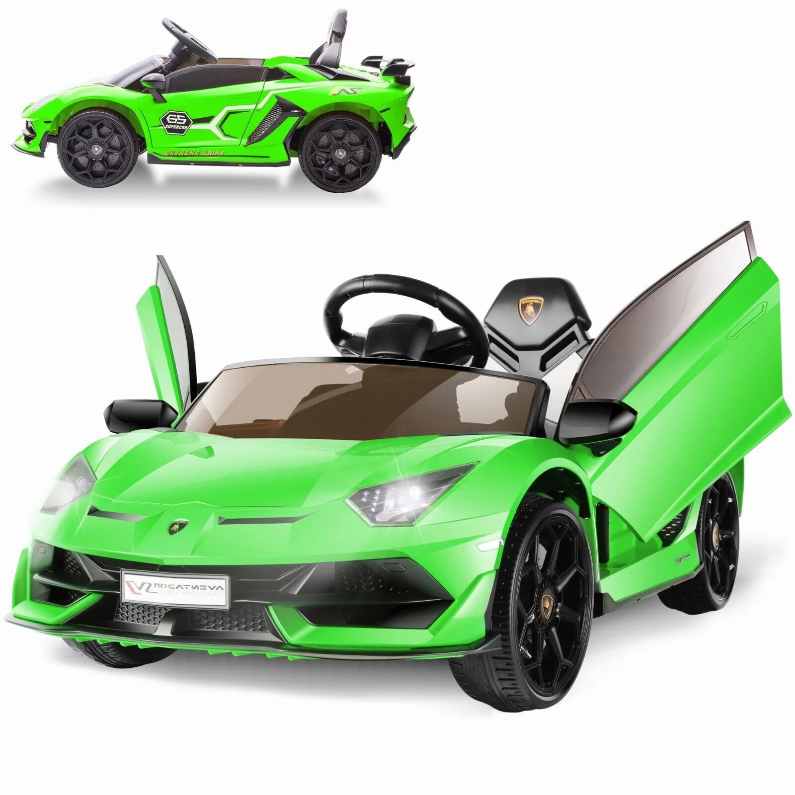 Electric Lamborghini Ride-On Car for Kids with Remote Control, LED Lights, and MP3 Player - Image 8