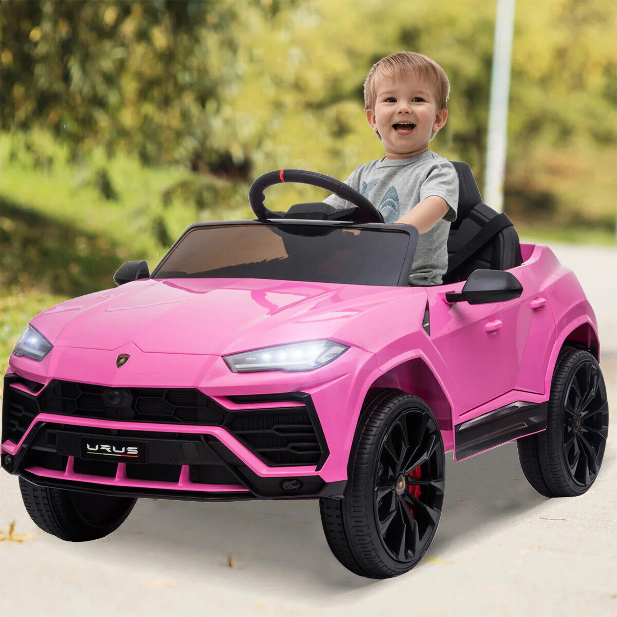 Electric Lamborghini Urus 12V Ride-On Car with Remote Control and MP3 Player for Kids - Image 8