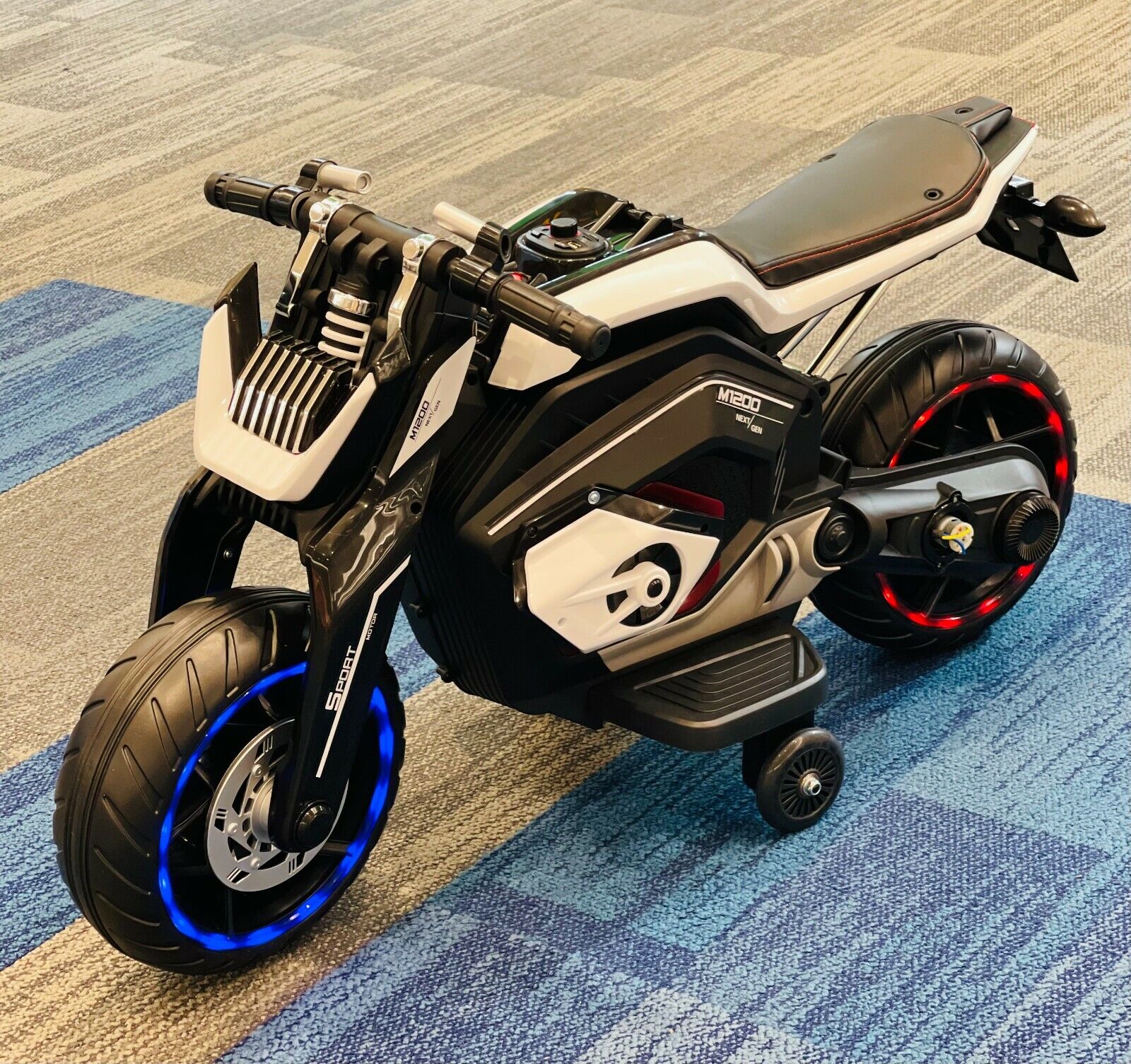 Electric Mini Dirt Bike for Kids with Bluetooth - 12V Ride On Motorcycle Toy - Image 12