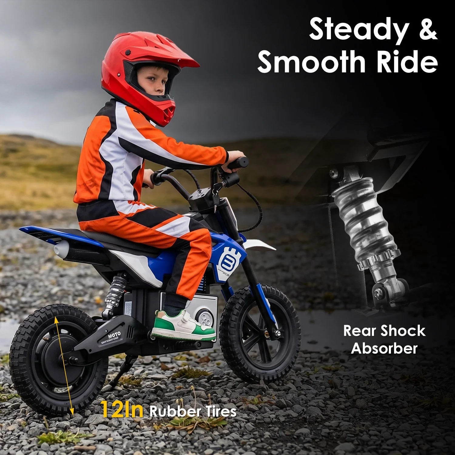 Electric Motocross Motorcycle for Kids - Image 9