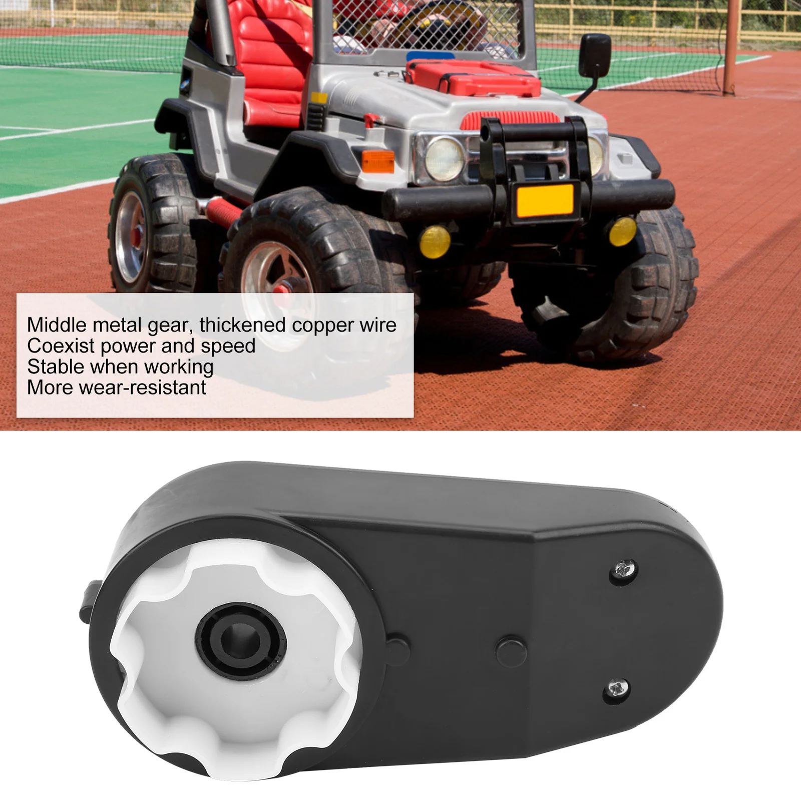 12V 15000RPM Electric Gear Motor for Kids Ride-On Car Toy Parts F Type 380 - Image 7