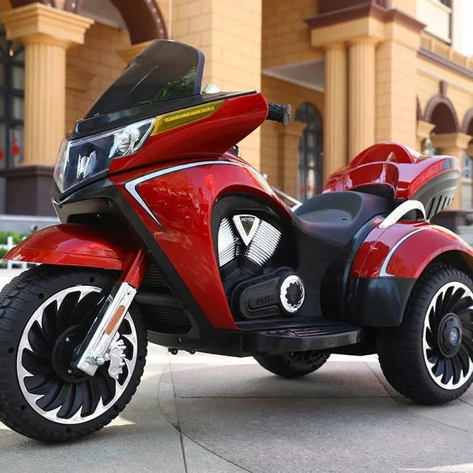 Electric Kids Motorcycle Tricycle with Real Key Start - Image 5
