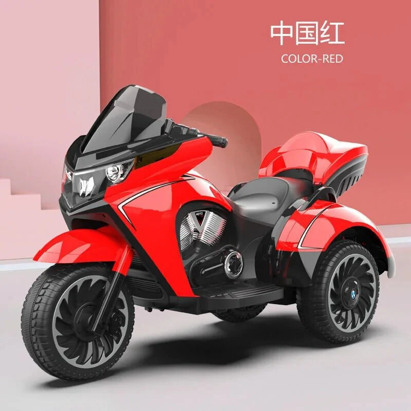 Electric Kids Motorcycle Tricycle with Real Key Start - Image 9