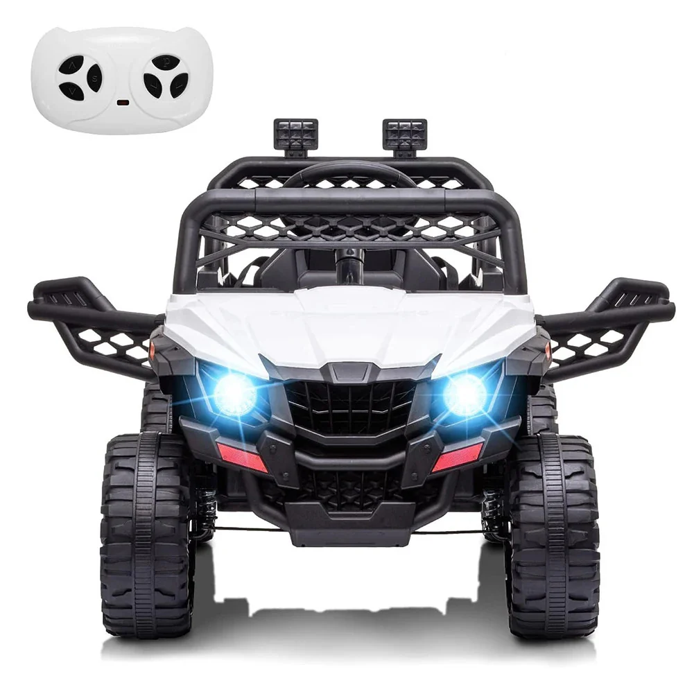 12V Electric Off-Road Kids Ride-On Truck with Parent Remote Control - Image 8